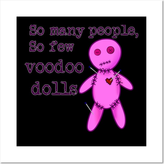 Snarky voodoo doll Wall Art by TheRainbowPossum